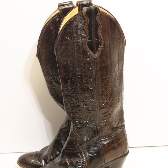 Vintage Justin eel skin boots - Picture 4 of 10